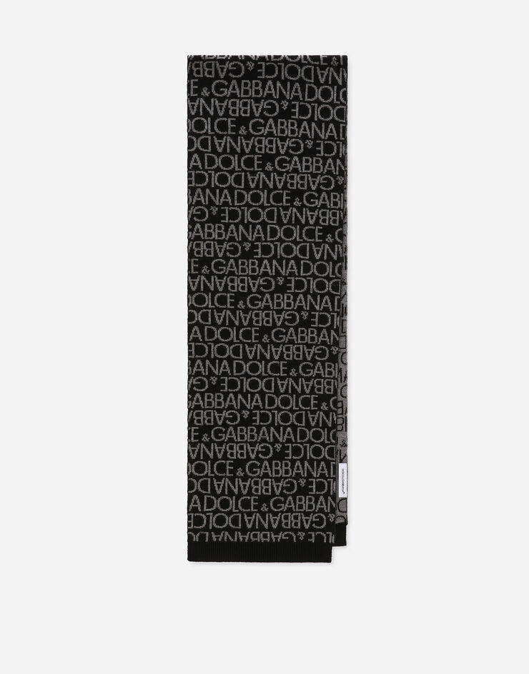 Dolce&Gabbana Jacquard knit scarf Multicolor LBKAD6JCVQ5