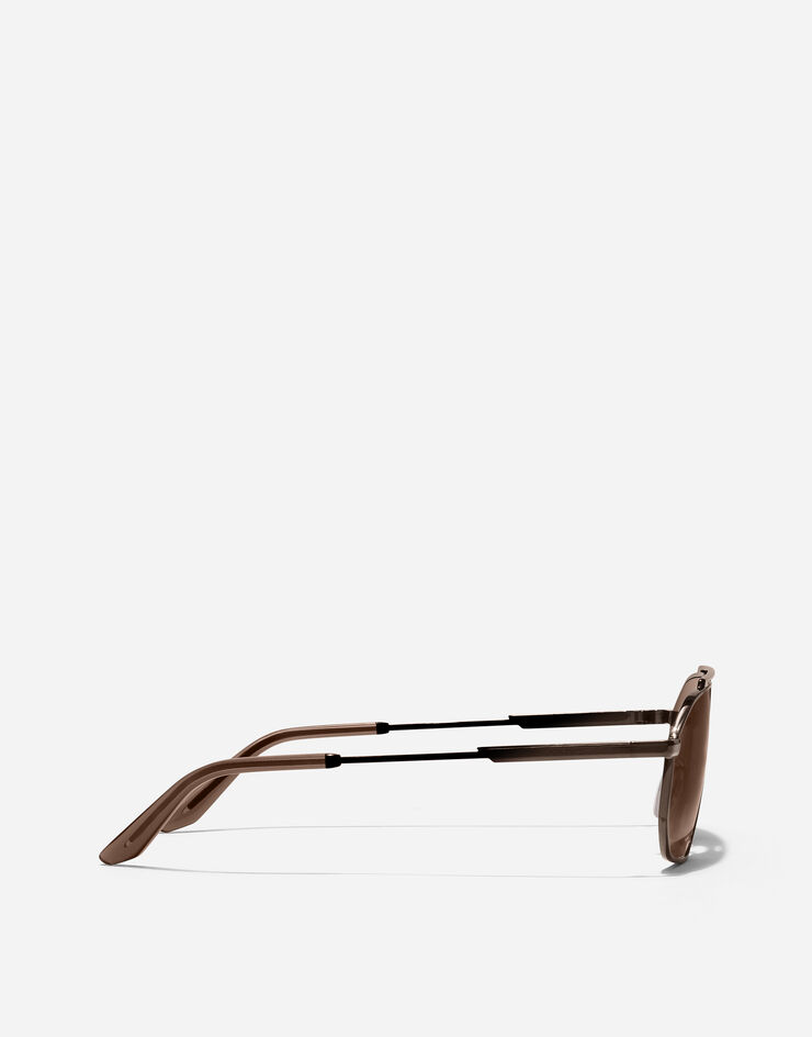 Dolce & Gabbana Lunettes de soleil Metal Classic Marron VG2328VM673