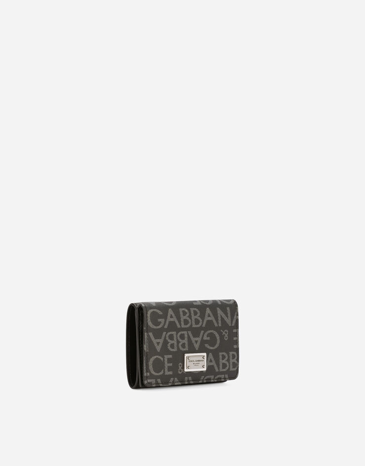 Dolce&Gabbana Geldbörse French Flap aus beschichtetem Jacquard Mehrfarbig BP3276AJ705