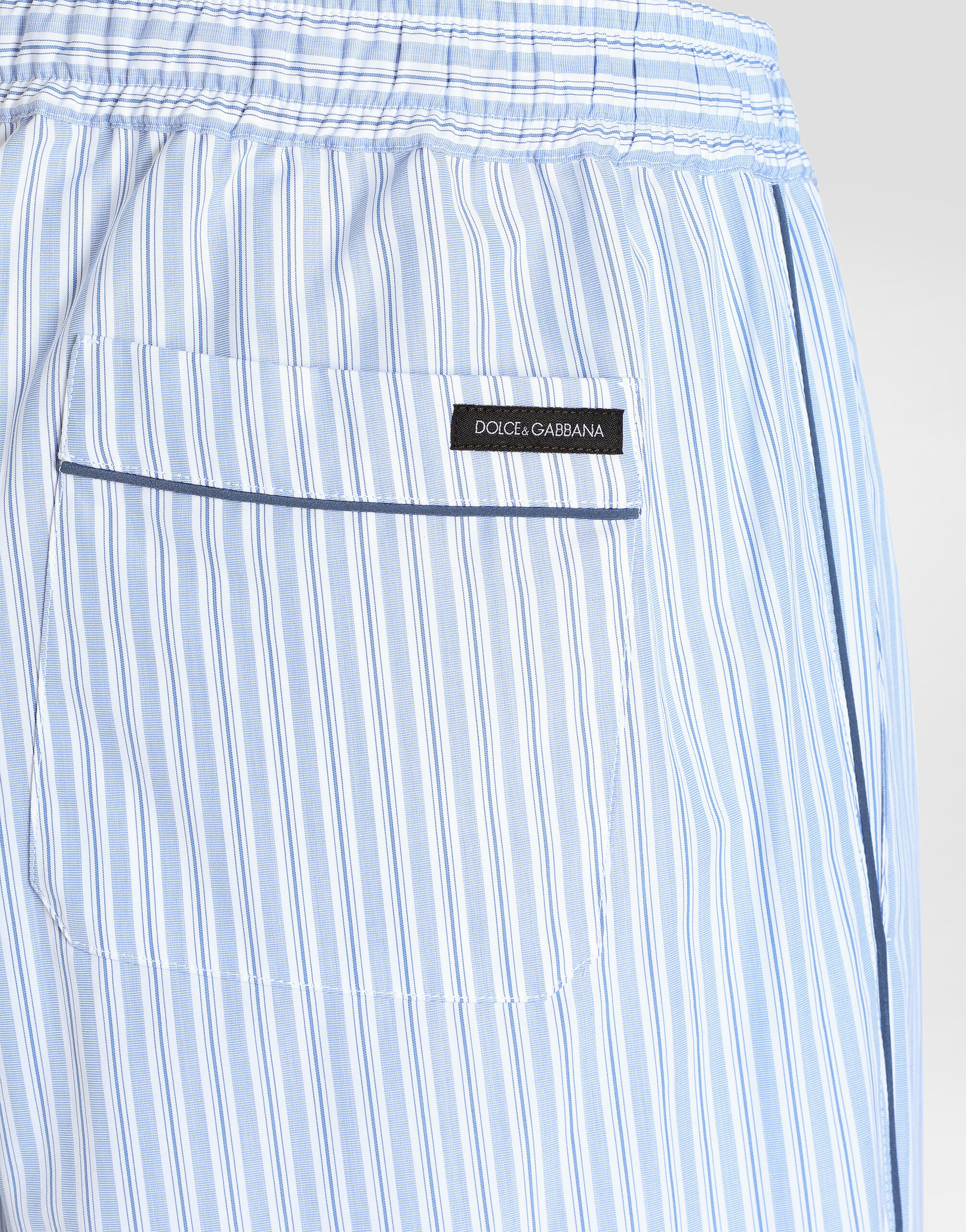 パンツ kdg Striped Poplin Trousers Striped poplin trousers in Multicolor for Men | Dolce&Gabbana® US