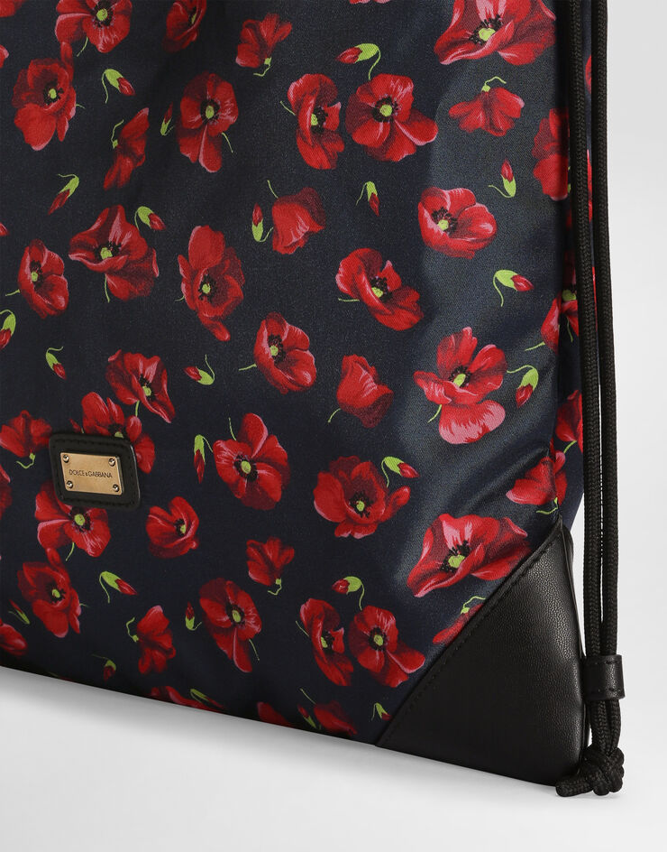 Dolce & Gabbana Poppy-print nylon backpack Dolce & Gabbana Poppy-print nylon backpack EB0269A0548
