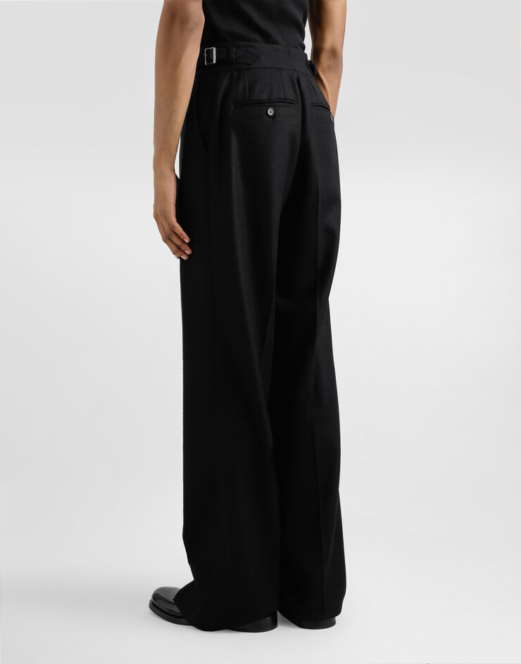 Dolce & Gabbana Wool trousers Black GP110THU2A8