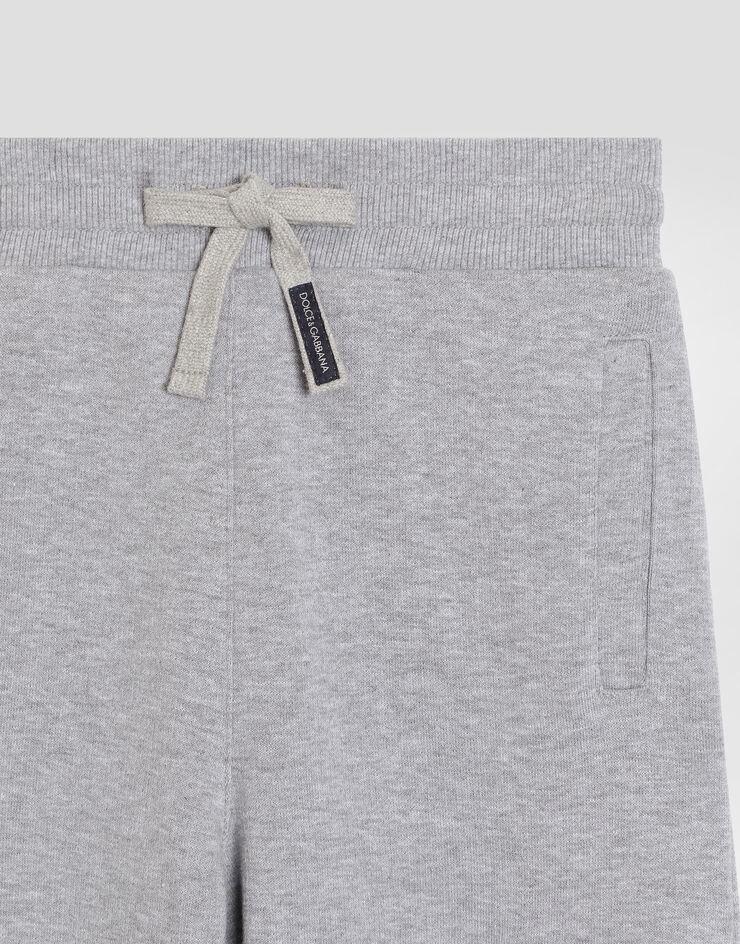 Dolce & Gabbana Fleece trousers with patch  L5JPH7G7P7F