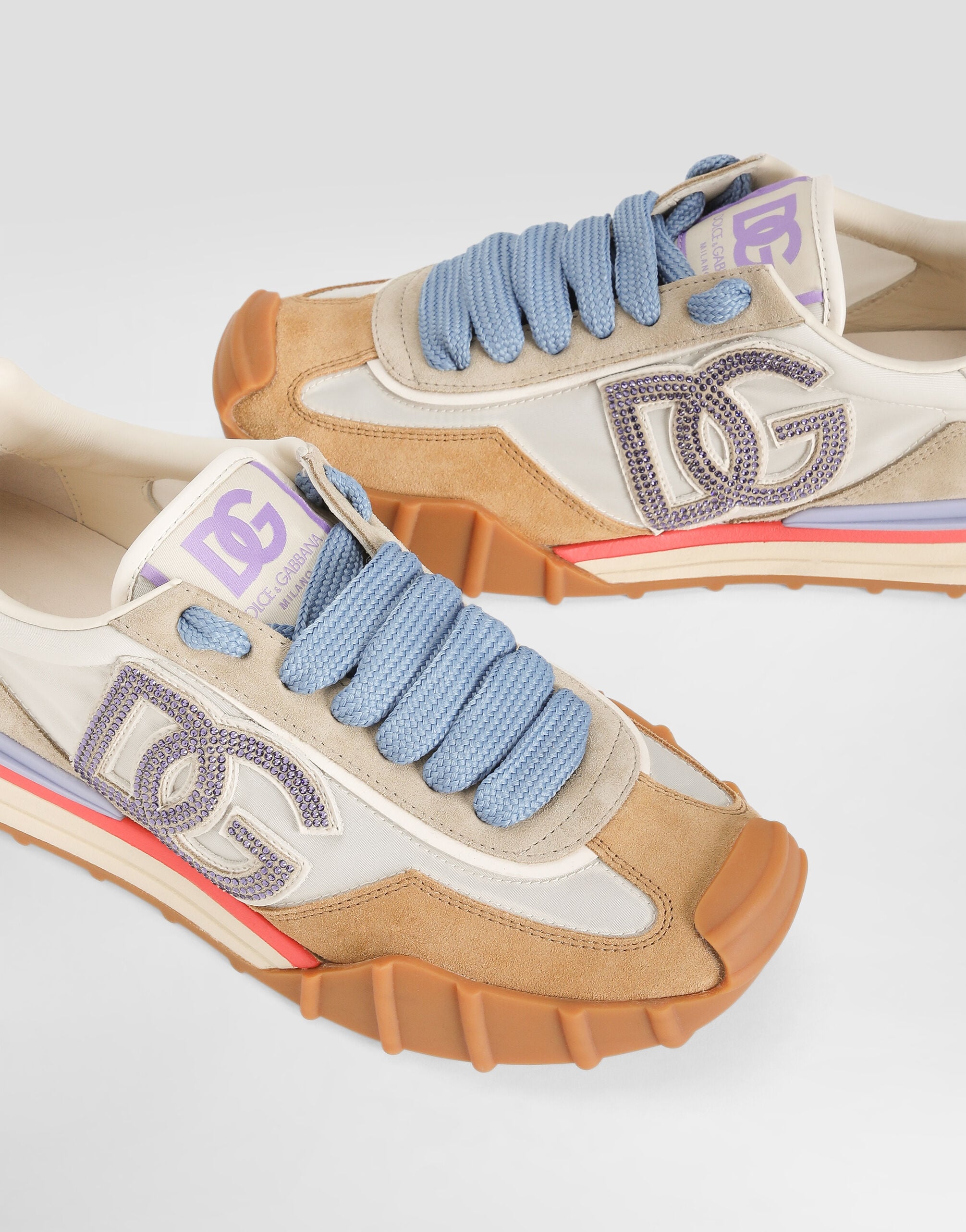 DG Athletic fabric sneakers in Multicolor for Women