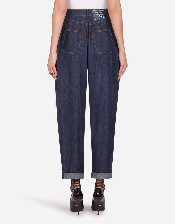 Dolce & Gabbana DENIM BALLOON PANTS BLU FTBPDDG899T