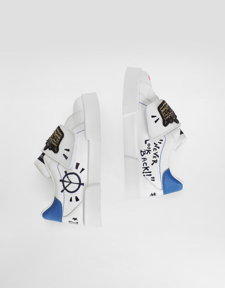 Dolce & Gabbana Nappa calfskin sneakers Multicolor DN0233A0219