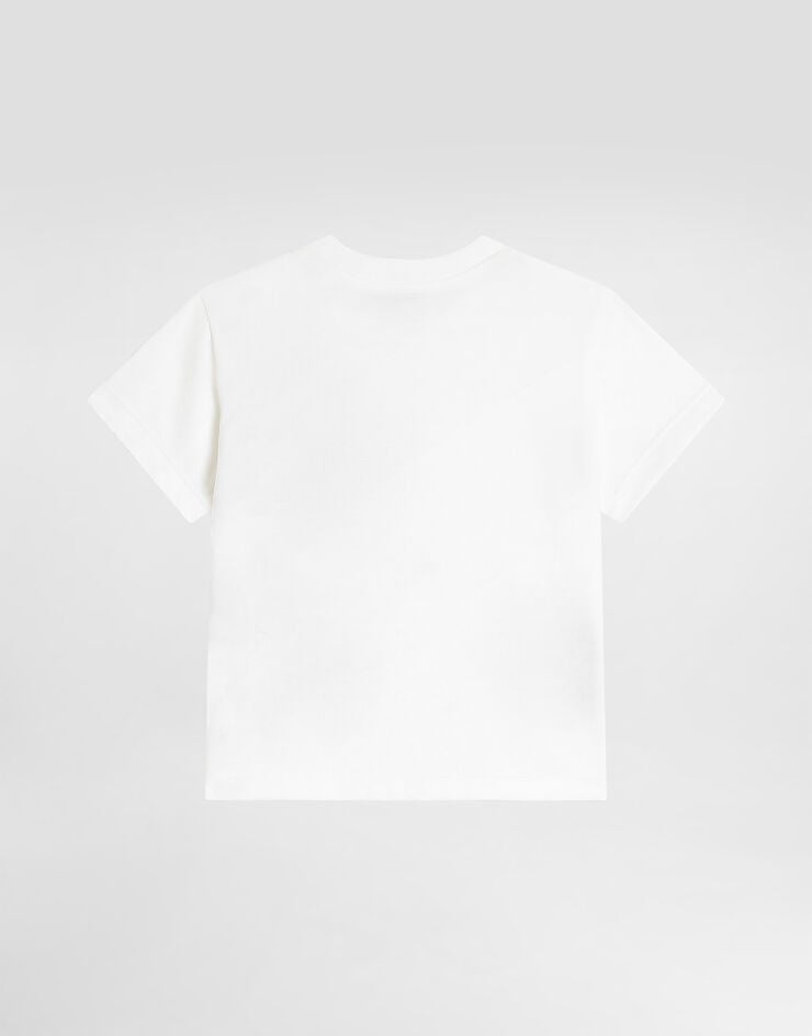 Dolce & Gabbana Jersey t-shirt with print White L1JTEYG7PZC