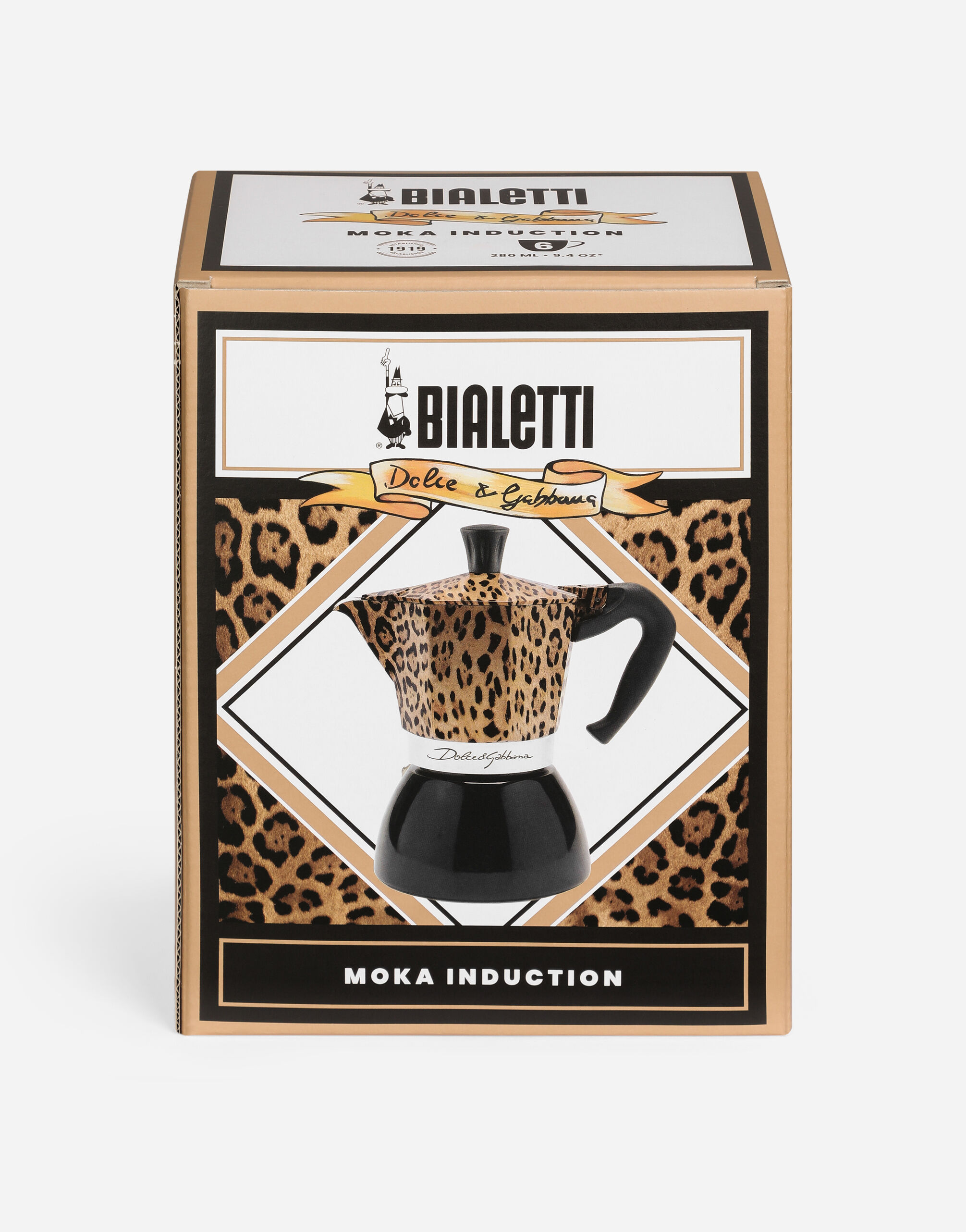 Moka Induction large BIALETTI DOLCE&GABBANA in Multicolor