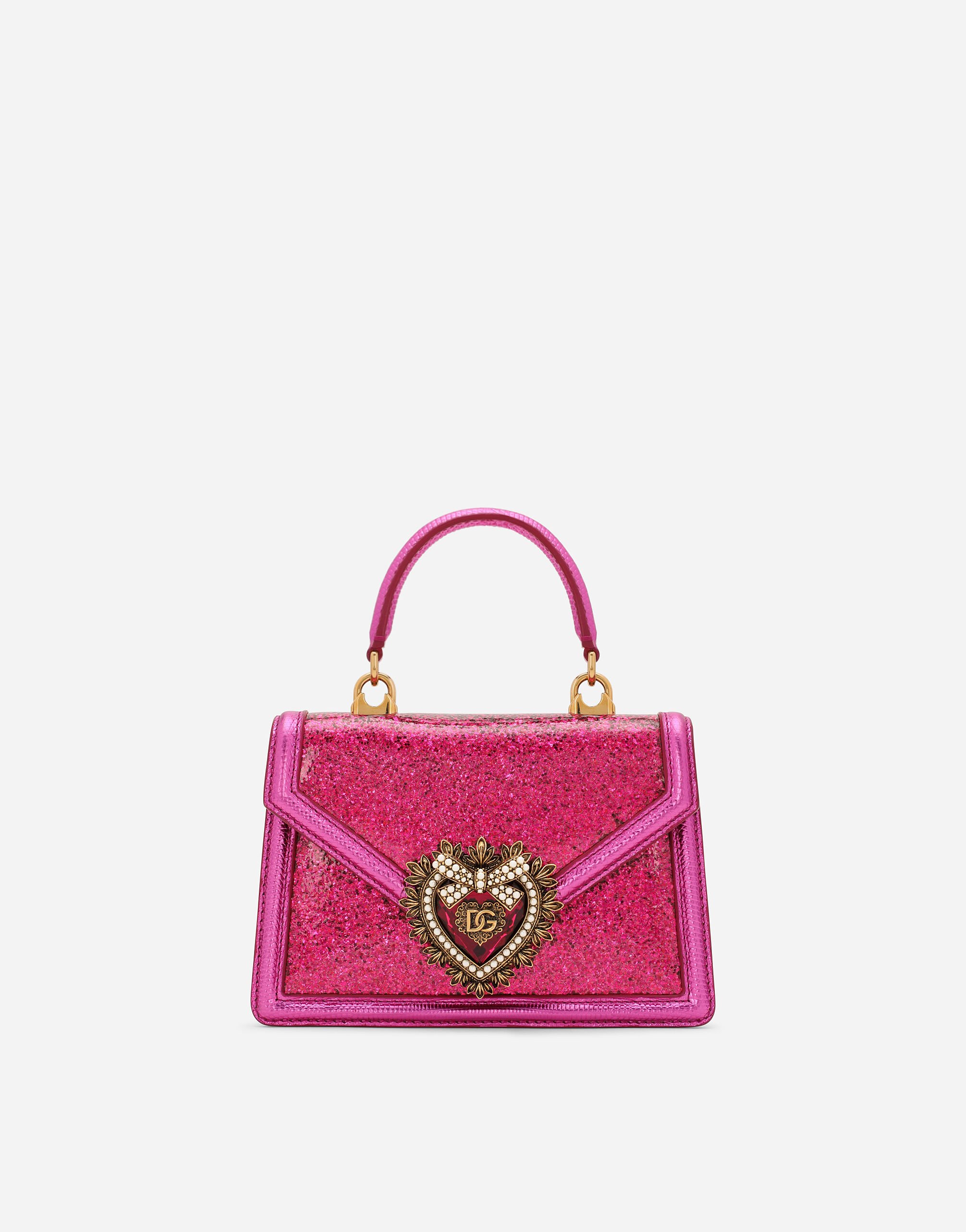 Dolce & Gabbana Small Devotion top-handle bag Fuchsia BB6003A1001