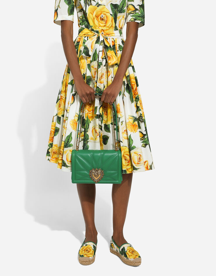 Dolce & Gabbana Bolso de hombro Devotion grande Verde BB7100AW437
