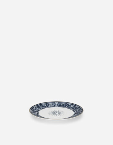 Dolce & Gabbana Set 2 Porcelain Dessert Plates Multicolor TC0S03TCANM