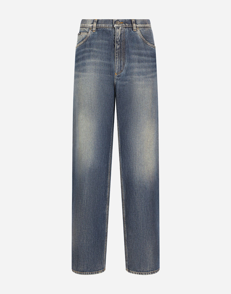 Dolce & Gabbana Oversize denim jeans Multicolore GWVNXDG8KY5