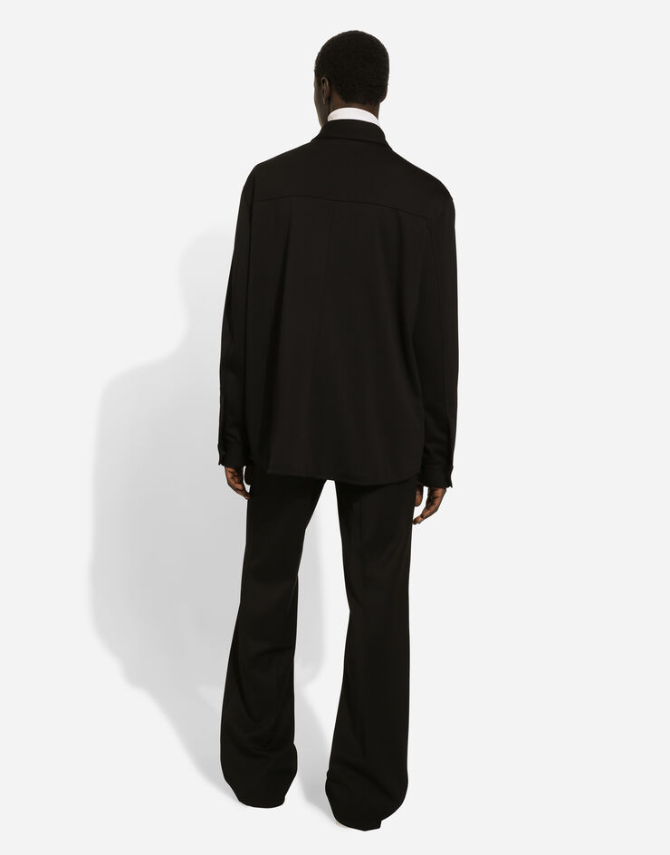 Dolce & Gabbana Technical fabric shirt with tag Nero G5LQ3TGH487