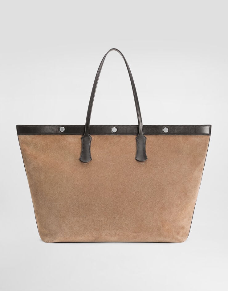 Dolce & Gabbana Atene split calfskin and leather shopping bag Multicolor BM7806AG069