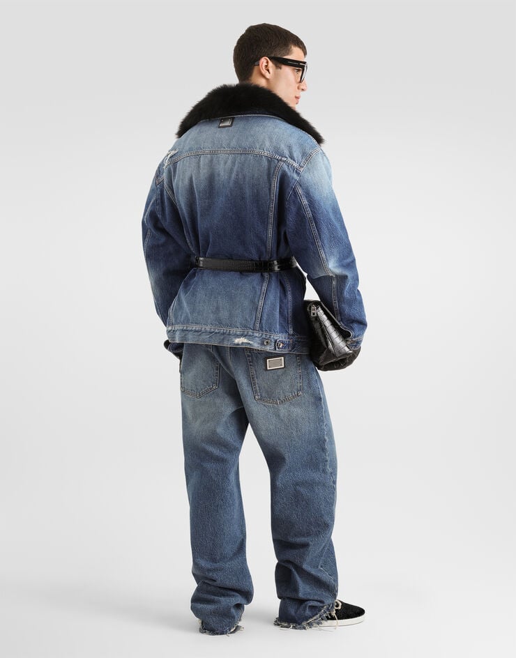 Dolce & Gabbana Denim jacket Dolce & Gabbana Denim jacket Multicolor G9BVRZG8NZ6