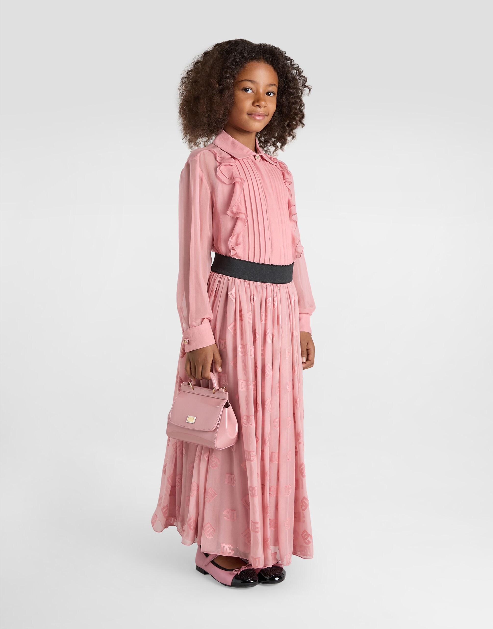 スカート DOLCE&GABBANA DG LOGO JACQUARD MIDI SKIRT Quilted jacquard midi skirt with DG logo in Black for Women
