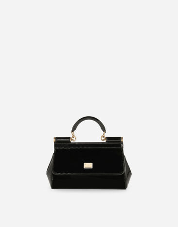 Dolce & Gabbana Small Sicily handbag Black F6ARTTFUGN7