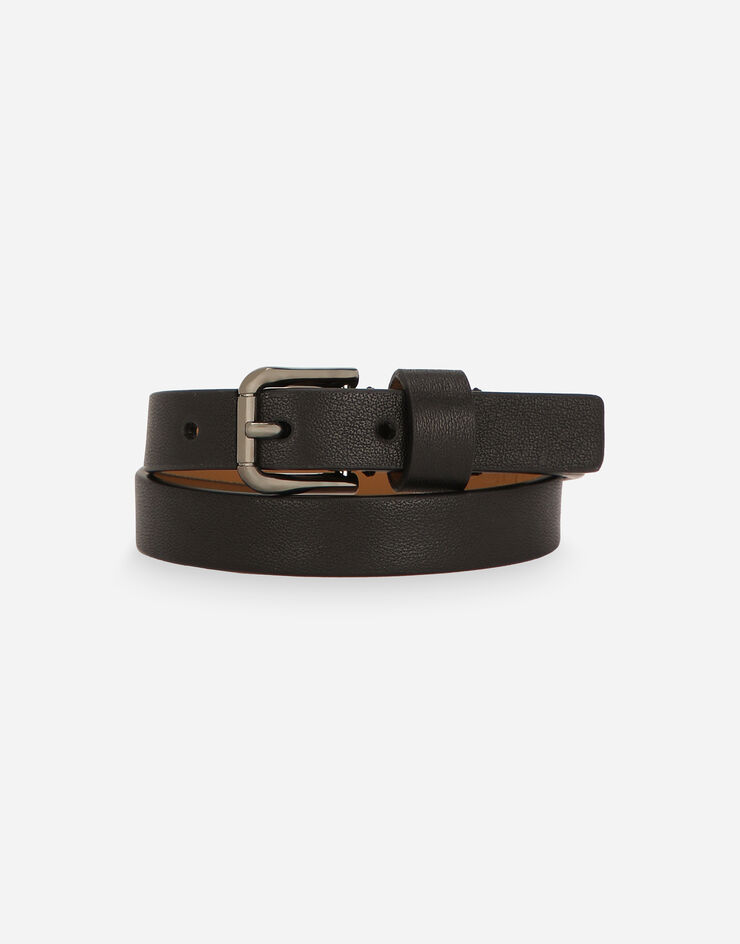 Dolce & Gabbana Bracelet en cuir de veau Noir BJ0819AP599