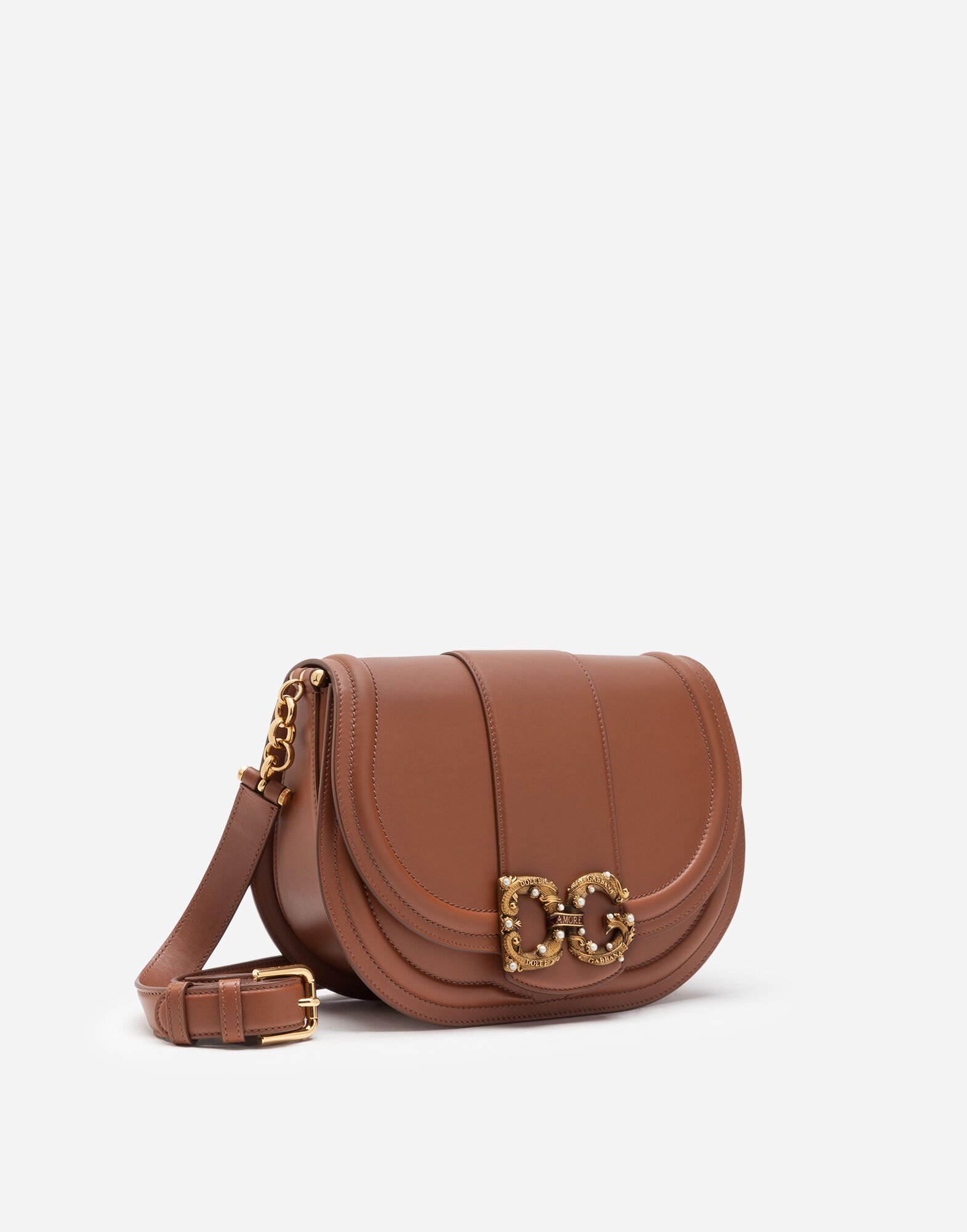 Dg amore store bag in calfskin