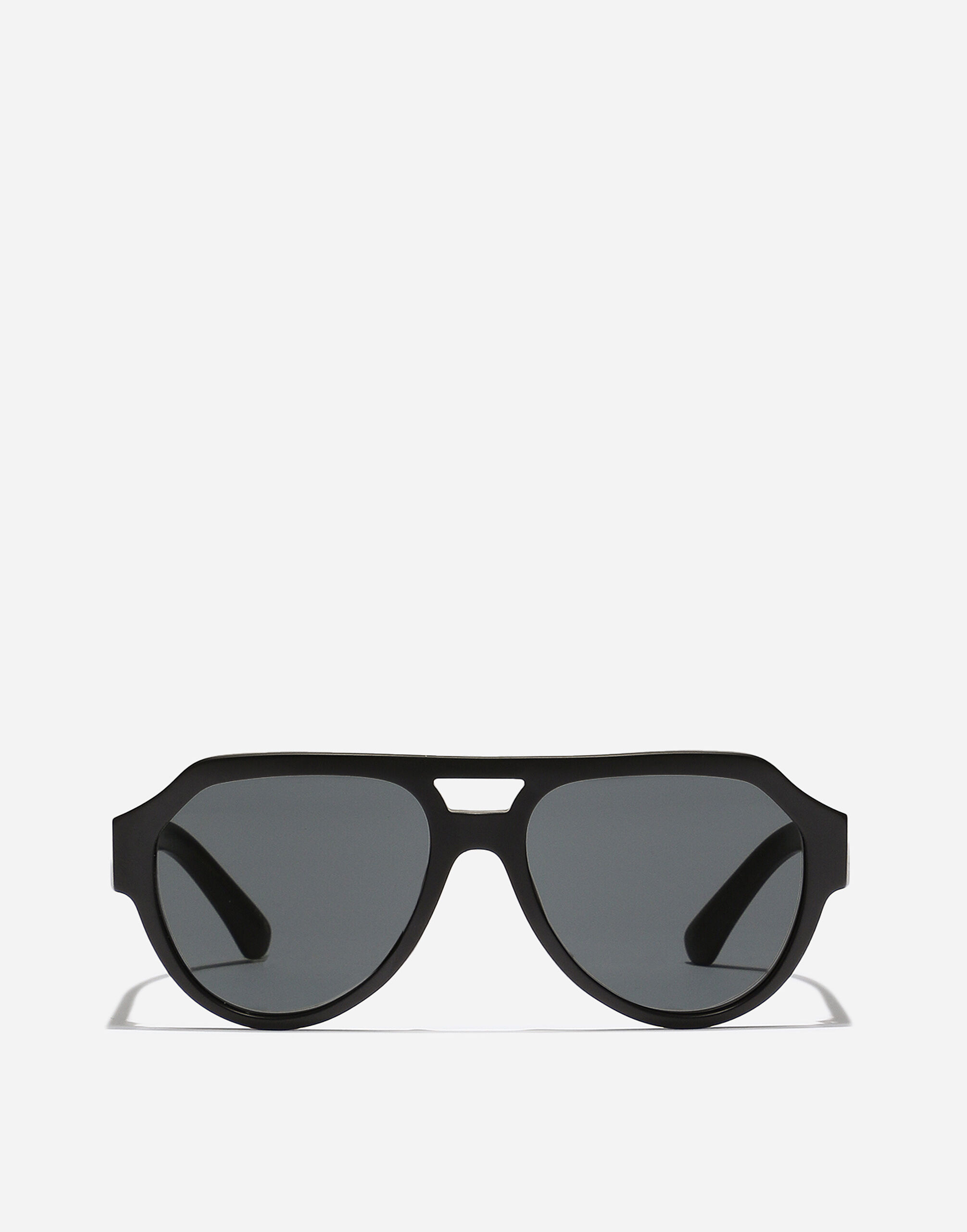 Dolce & Gabbana نظارة شمسية Mirror Logo أسود VG2305VM287