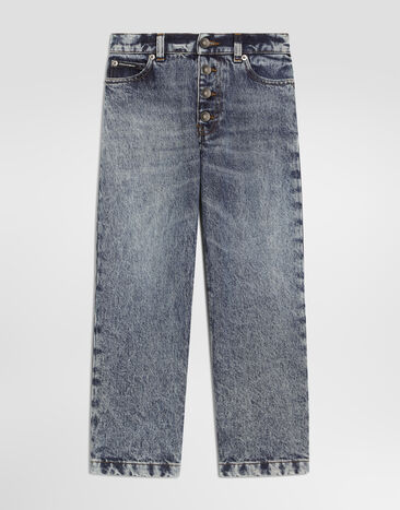 Dolce & Gabbana Pantalones de cinco bolsillos en denim Blue L42F93LDE10