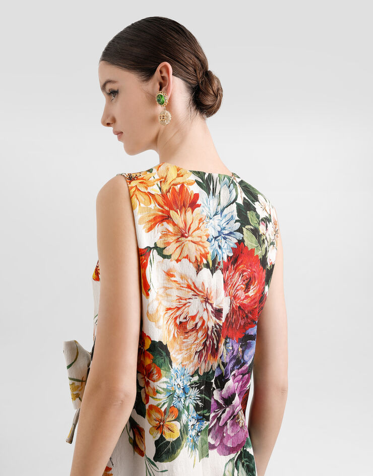 Dolce & Gabbana Flower bouquet-print dress Print F6TZSTFSRQU