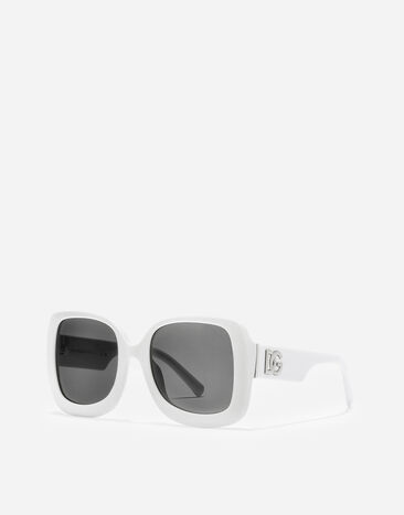Dolce & Gabbana DG Crossed Sunglasses White VG4513VP287