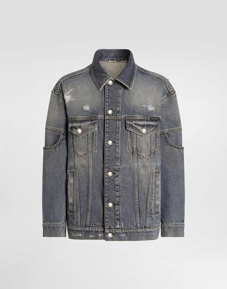 Dolce & Gabbana Denim jacket Multicolor F9U77DG8PR5
