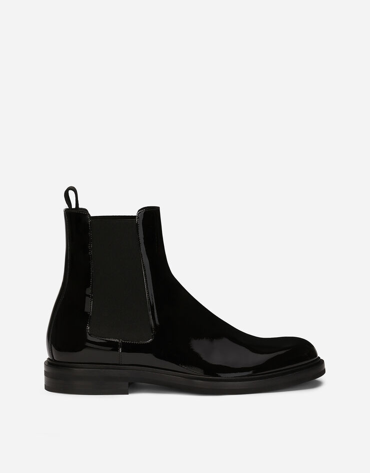 Dolce & Gabbana Stiefelette aus Kalbsleder Schwarz A60602A1471