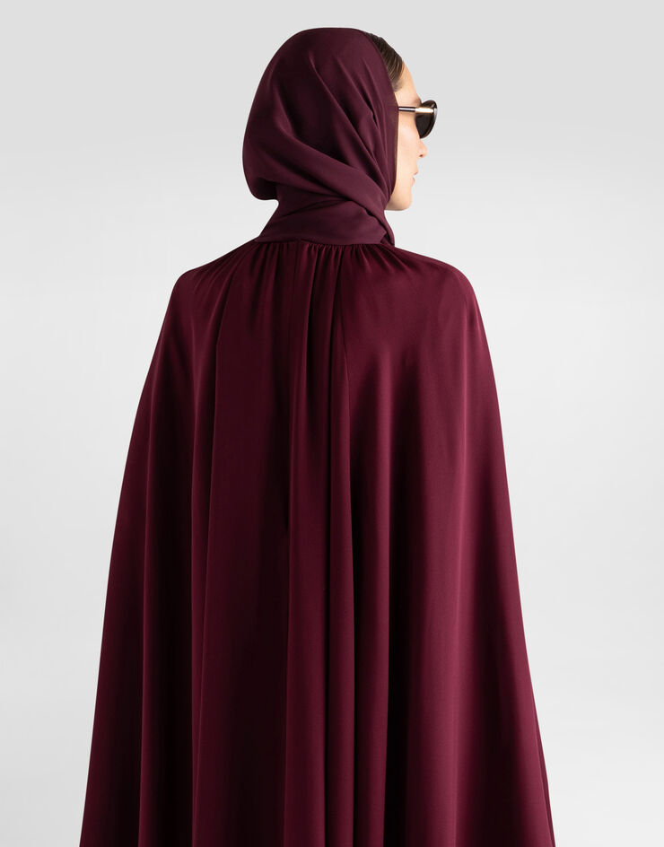 Dolce & Gabbana Silk crêpe cape Purple I0E02WFU1ME