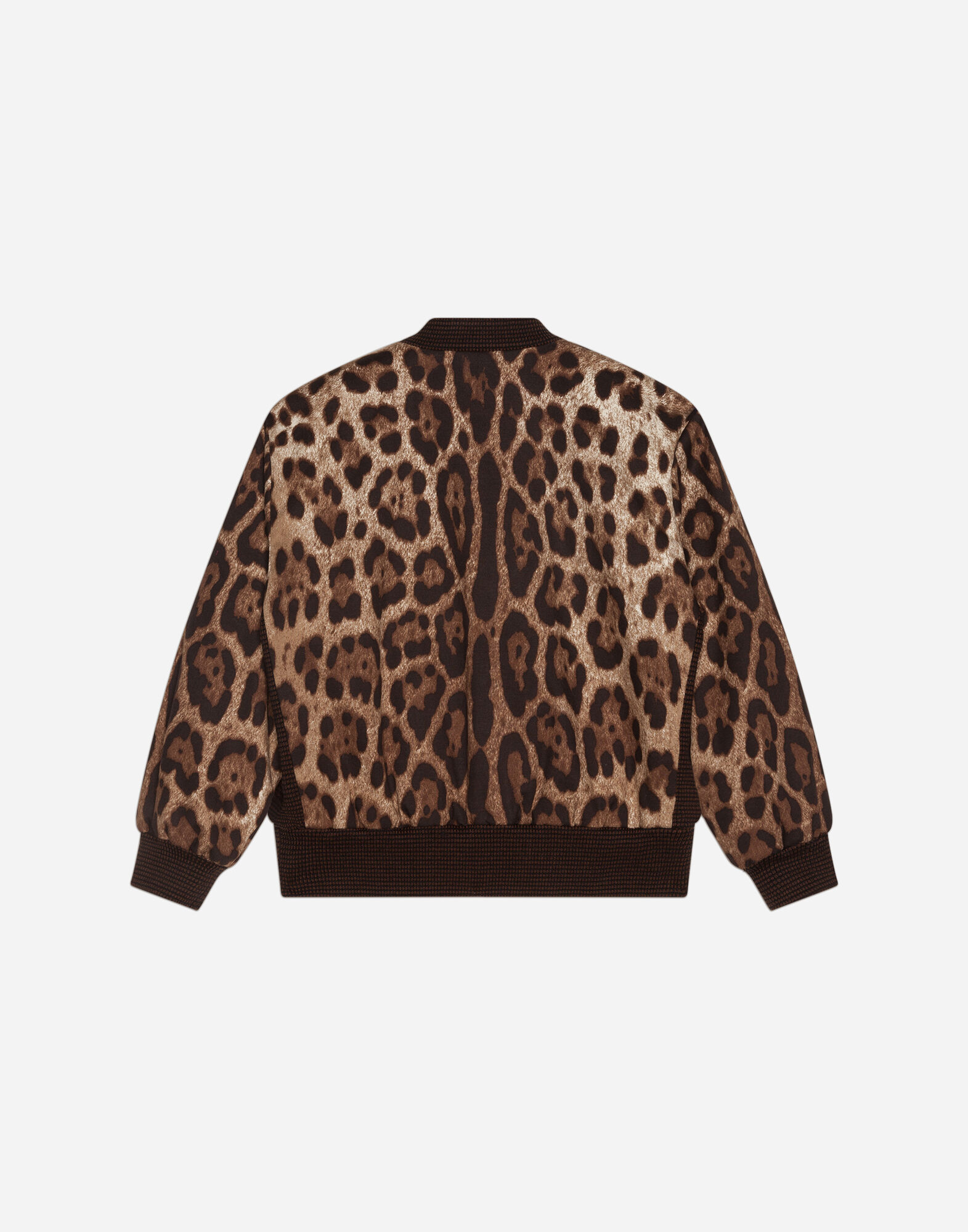 Dolce & Gabbana レオパード トラ柄 ボンバージャケット ボンバージャケット レオパードプリント カカトゥアパッチ