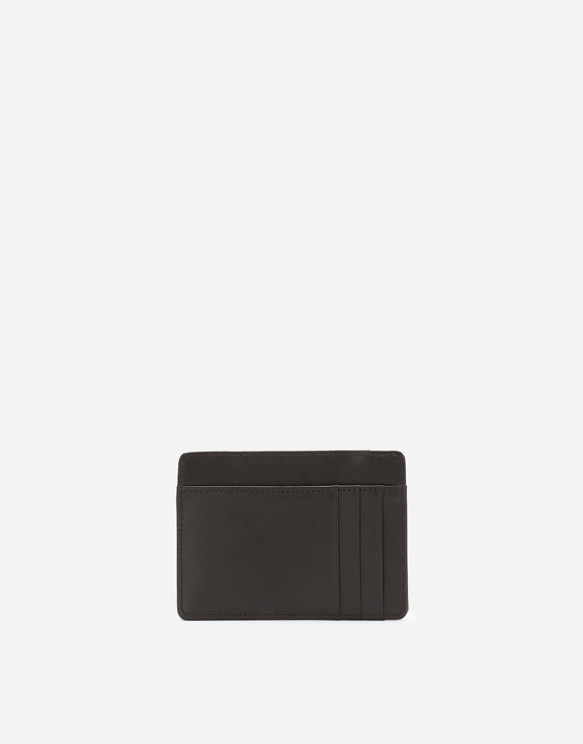 Coated jacquard card holder in Multicolor for Men Dolce Gabbana
