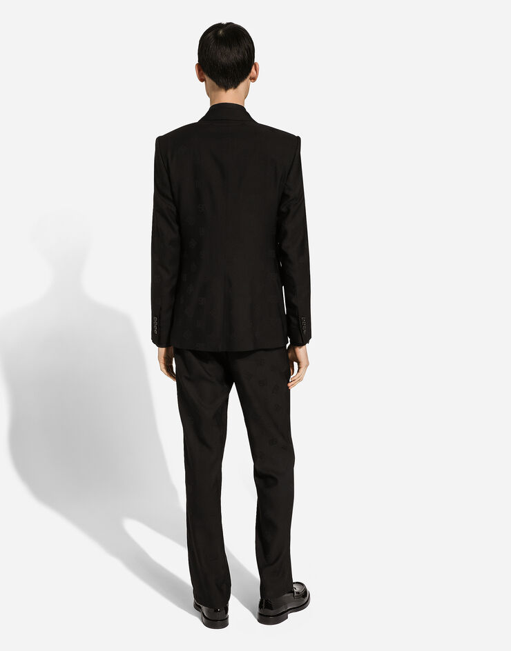 Dolce & Gabbana Pantalón de chándal de lana Negro GP03FTGH647