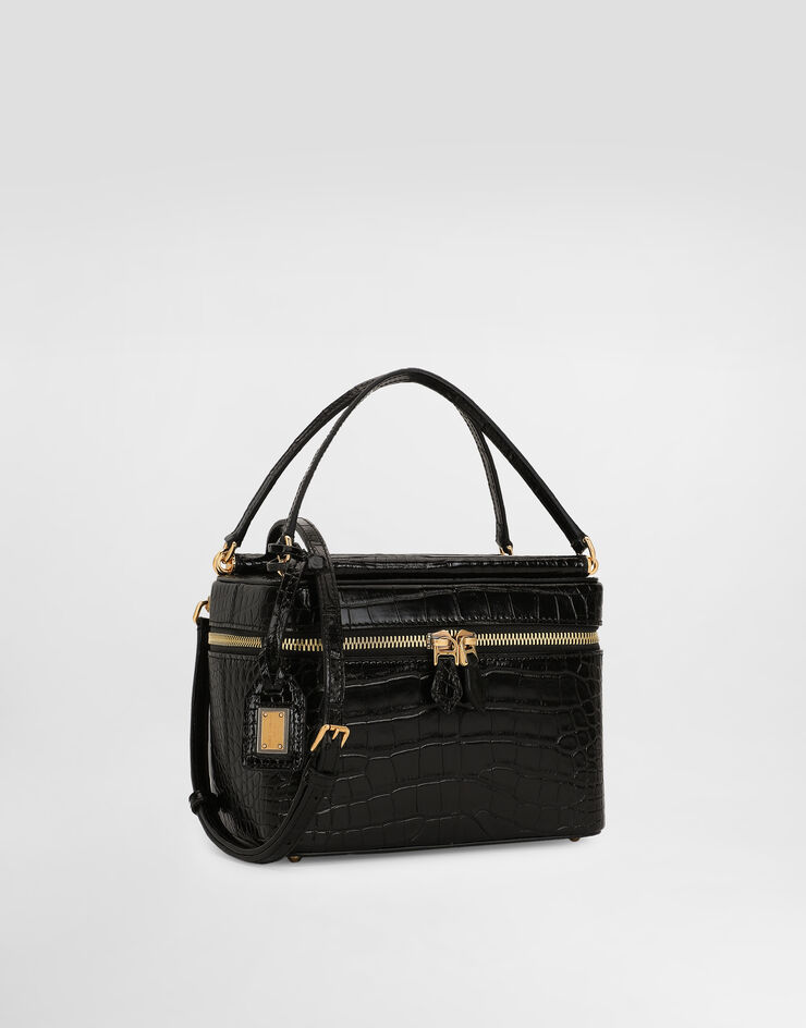 Dolce & Gabbana Sicily handbag in alligator leather Black BB7732B2EM0