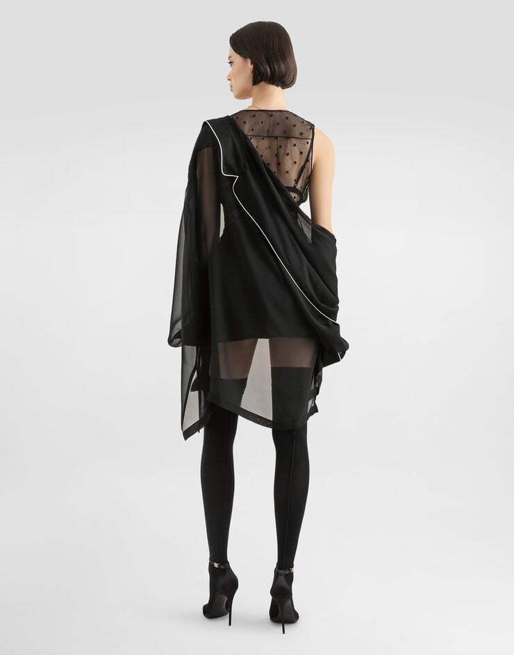 Dolce & Gabbana Stretch satin miniskirt Dolce & Gabbana Stretch satin miniskirt Black F4C3HTFURAD