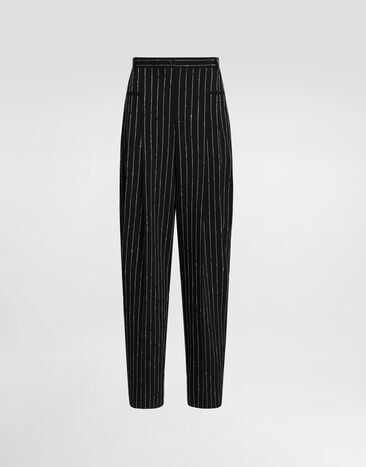 Dolce & Gabbana Pinstripe virgin wool trousers Dolce & Gabbana Pinstripe virgin wool trousers Multicolor FTDQCTFBZAG