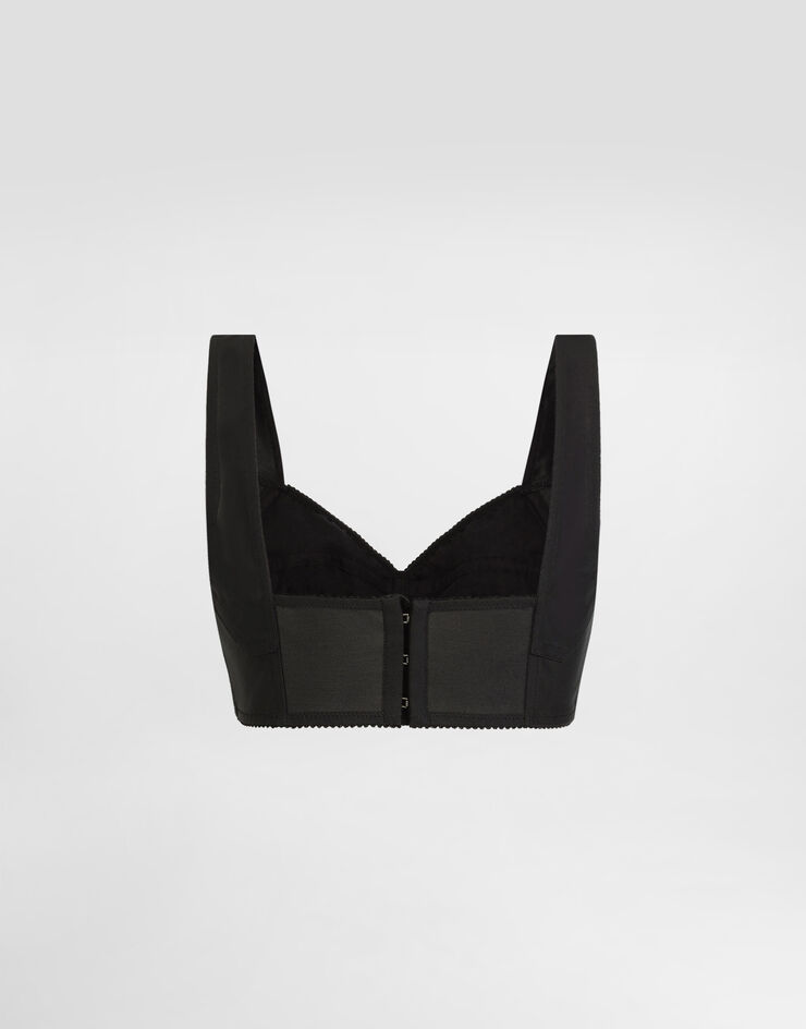 Dolce & Gabbana Satin corsetry bra Dolce & Gabbana Satin corsetry bra Black F7Y28TG9826