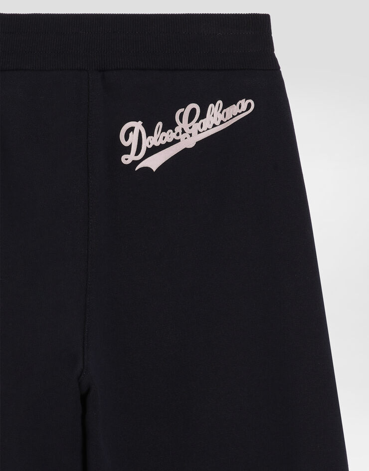 Dolce & Gabbana Pantalones en algodón con logo  L5JPI3G7PWH