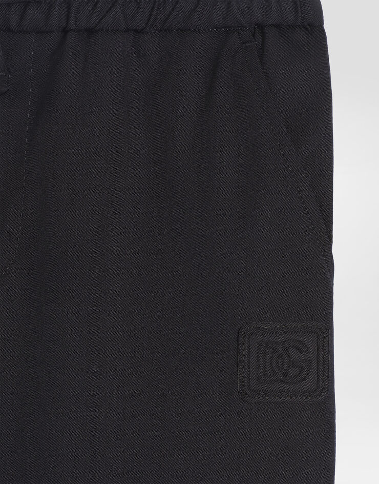 Dolce & Gabbana Techno gabardine trousers Dolce & Gabbana Techno gabardine trousers Blue L45P52FUZEM