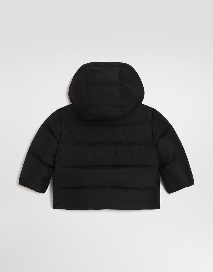 Dolce & Gabbana Nylon down jacket Blue L1JB8NFUS3W