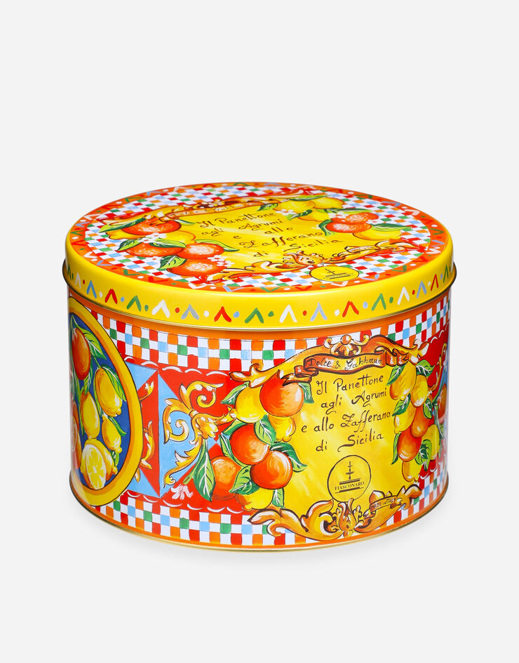 Dolce & Gabbana PANETTONE AGLI AGRUMI E ALLO ZAFFERANO DI SICILIA Yellow PN1000YEL20