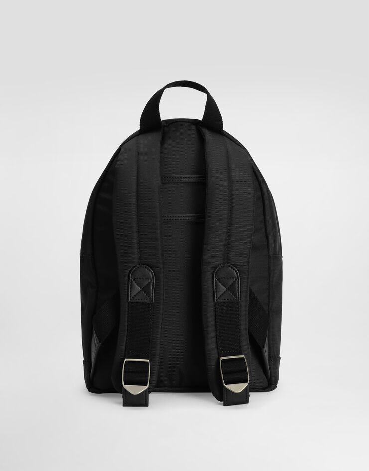 Dolce & Gabbana Nylon backpack with DG patch Dolce & Gabbana Nylon backpack with DG patch Black EM0147AU927