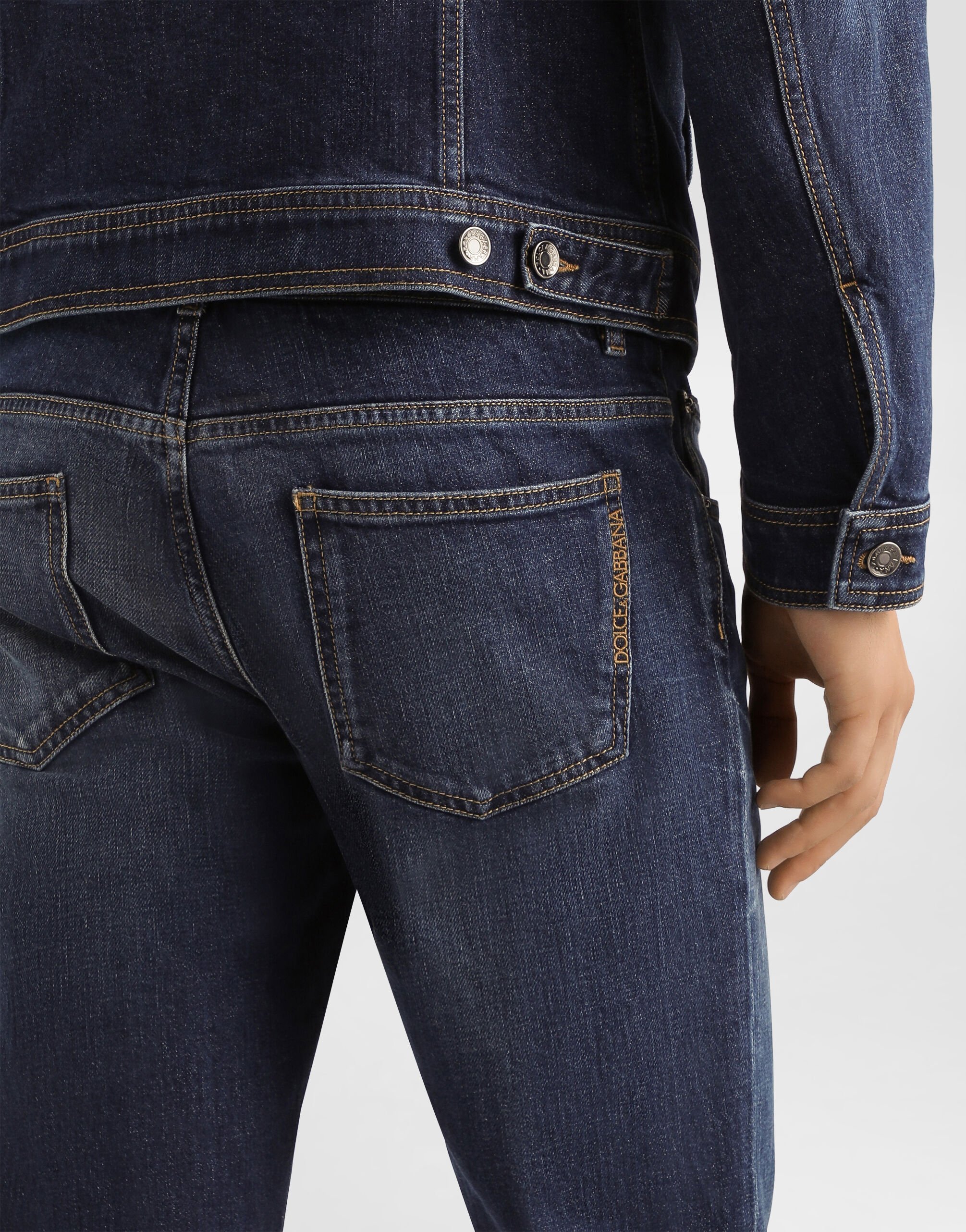 Pantalón vaquero en Multicolor de Hombre | Dolce&Gabbana®