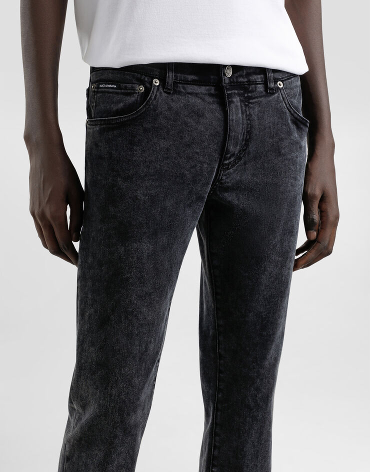 Dolce & Gabbana Skinny stretch cotton jeans with tag Multicolor GY07LDG8MI6