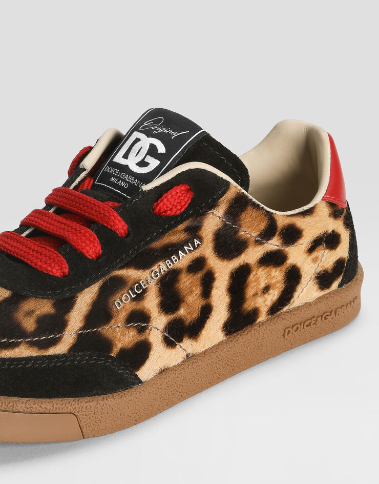 Dolce & Gabbana Sneakers DG Original in cavallino leopardato Multicolore DA5267AU202