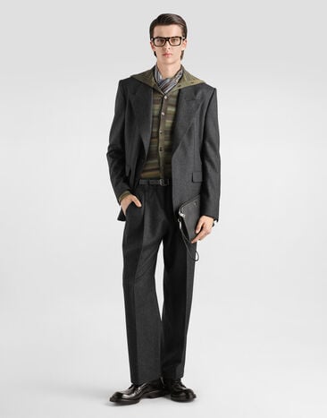Dolce & Gabbana Ribbed wool cardigan  GXVBCTJDVL2