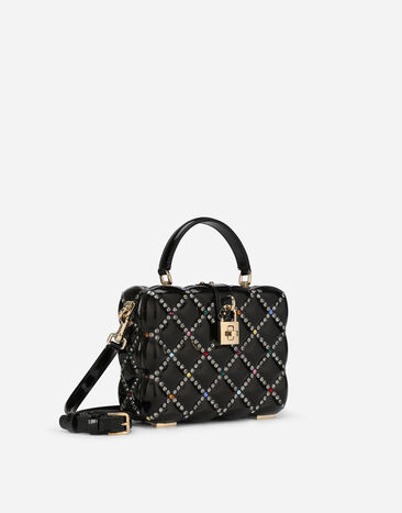 Dolce & Gabbana Borsa Dolce Box in resina con strass Multicolore BB5970AY229