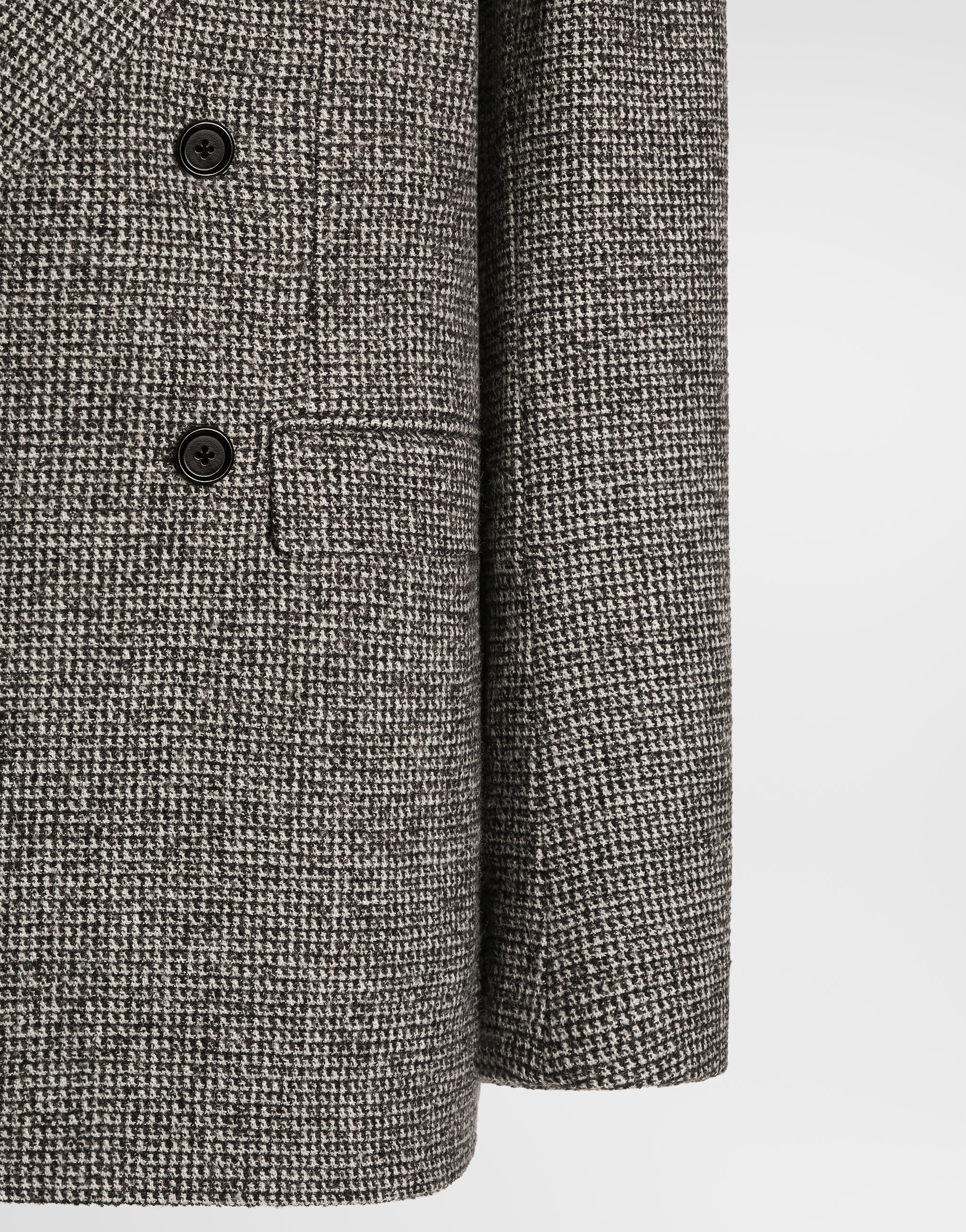 Sinatra double-breasted jacket in birdseye wool blend - thumbnail 5