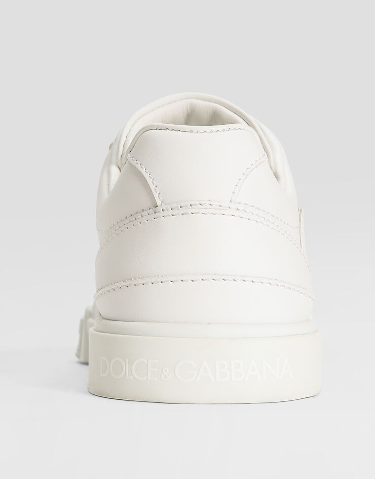 Dolce & Gabbana Sneakers New Roma in pelle di vitello nappato Bianco DA5263A1160