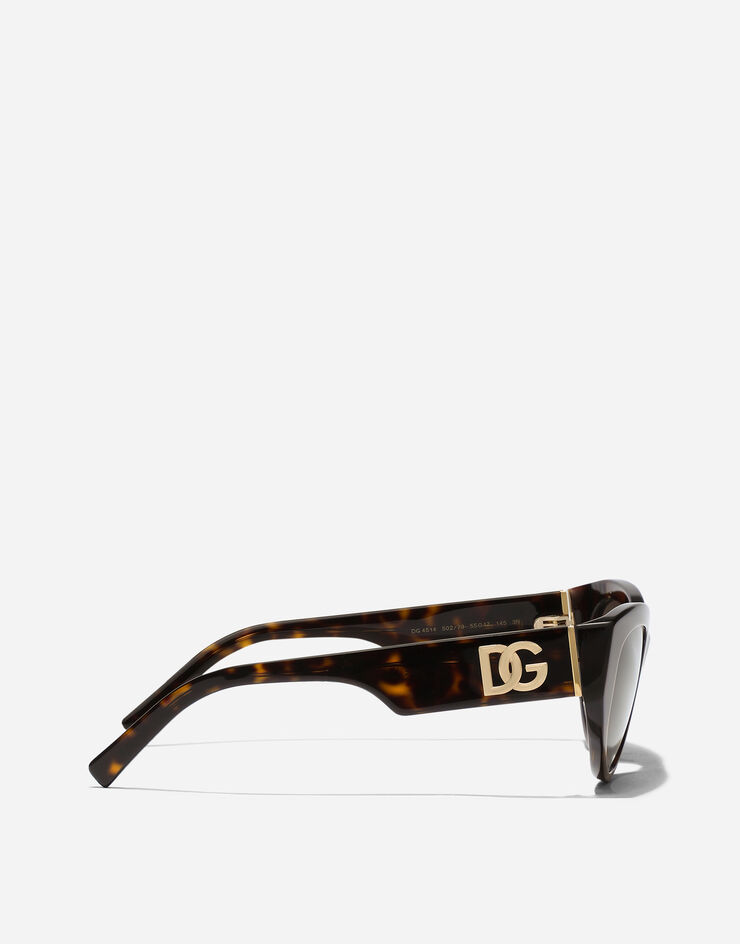 Dolce & Gabbana DG Crossed Sunglasses Havana VG4514VP273